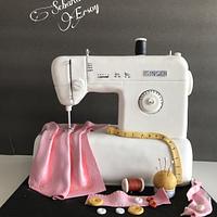 Sewing Machine cake
