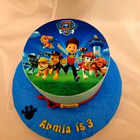 " Paw Patrol cake"