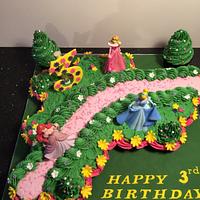 Princess cupcake cake 