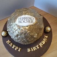 Giant Ferrero Roche Cupcake 