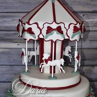 Christmas Carousel cake