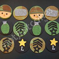 Army Themed Cupcakes