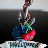 Welcome Sailor Cupcake