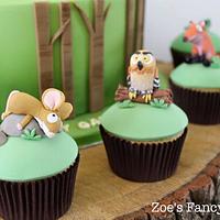 Gruffalo cake and cupcakes