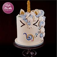 Unicorn & Music cake