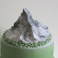Matterhorn Mountain Cake
