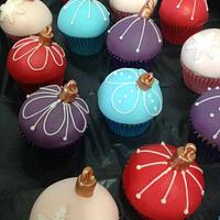 Christmas Bauble cupcakes