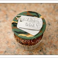 Army/Shooting Cupcakes