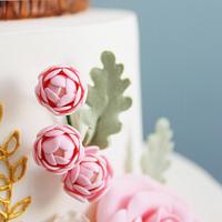 Elegant engagement cake