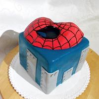 Spiderman cake