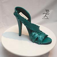 My first life size Stiletto Shoe in Sugarpaste