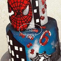 SPIDERMAN Birthday Cake