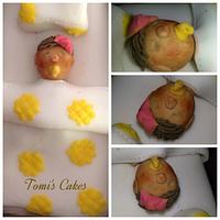Baby & Cot Christening Cake