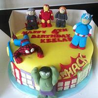 Avengers Cake 