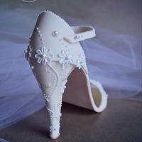 Elegant bridal shoe  