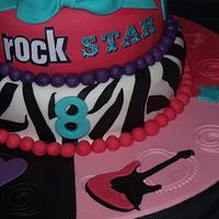 Rock star cake