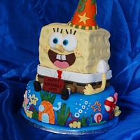 SpongeBob Birthday Cake 