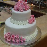 The English Rose Wedding Cake