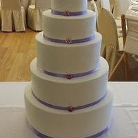 lavanda wedding cake