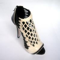 Black & white sugar shoe