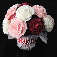 Valentine's Day Mini Cupcake Bouquet