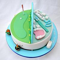 Two cakes in one!