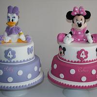 Daisy Duck & Minnie Cakes