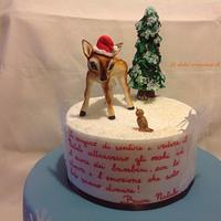 cake with fawn
