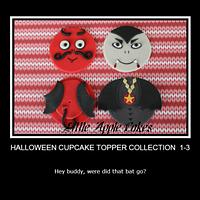 Halloween Cupcake Topper Collection 1-3