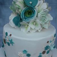 Flower Weddingcake