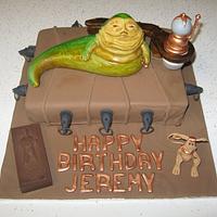 Jabba the Hut cake topper