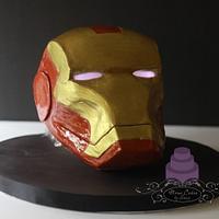Solid Modeling Chocolate Iron Man with LED eyes