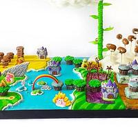 Super Mario Map Cake