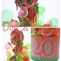 Blythe Bubble Birthday Cake