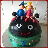Ben and Holly birthday cake