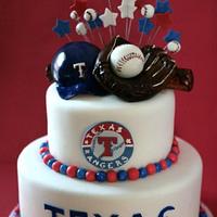 Texas Rangers cake