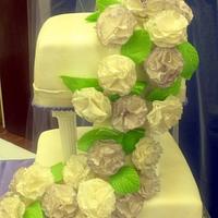 Carnation Wedding Cake