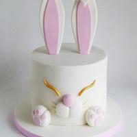 Easter Bunny rabbit cake