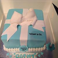 Tiffany & Co Gift Box Cake