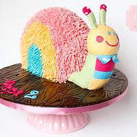 Stuffed Snail Cake