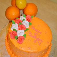 orange delight- A perfect summery cake