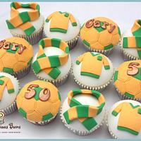 Football Cupcakes : Norwich City FC