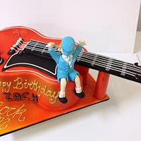 Angus Young Guitar Cake