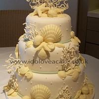 Seashell Wedding Cake