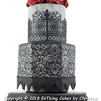 Gothic Wedding Cake