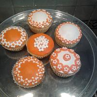 Orange cup cakes
