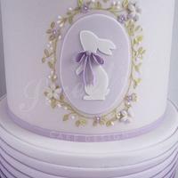 Lavender Easter cake
