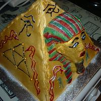 my fourth ever cake "egyption"