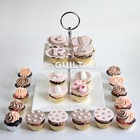 Baby Girl Mini Cupcakes