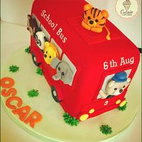 Zoo Bus Cake